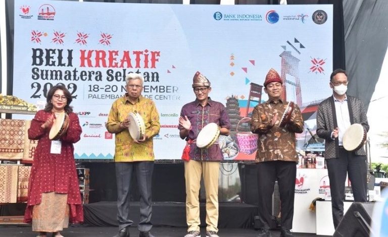 A3 Sandiaga Uno Kagum Sumsel Miliki Banyak Produk UMKM Berkualitas Ekspor