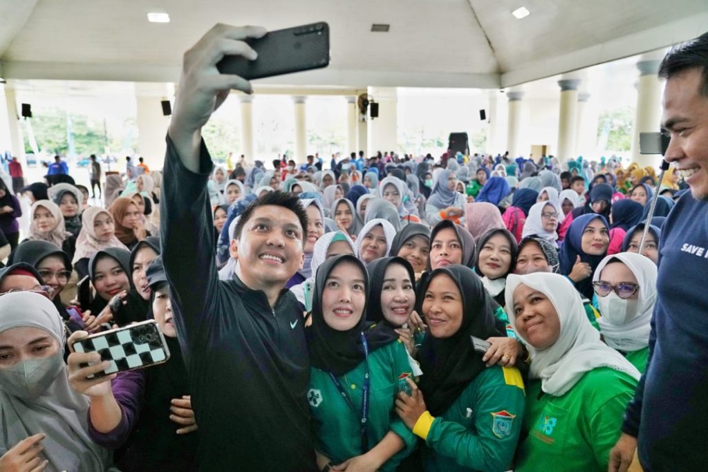 a5-1-1024x683 Hujan Deras Awali Aktifitas Pagi Pemkab Ogan Ilir, Tak Menurunkan Semangat Senam Sehat Jantung