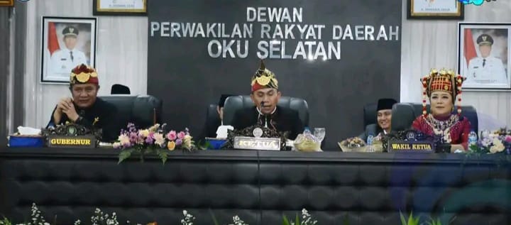 IMG-20230125-WA0003 Gubernur Sumsel H. Herman Deru Hadiri Rapat Paripurna HUT ke-19 Kabupaten OKU Selatan Tahun 2023