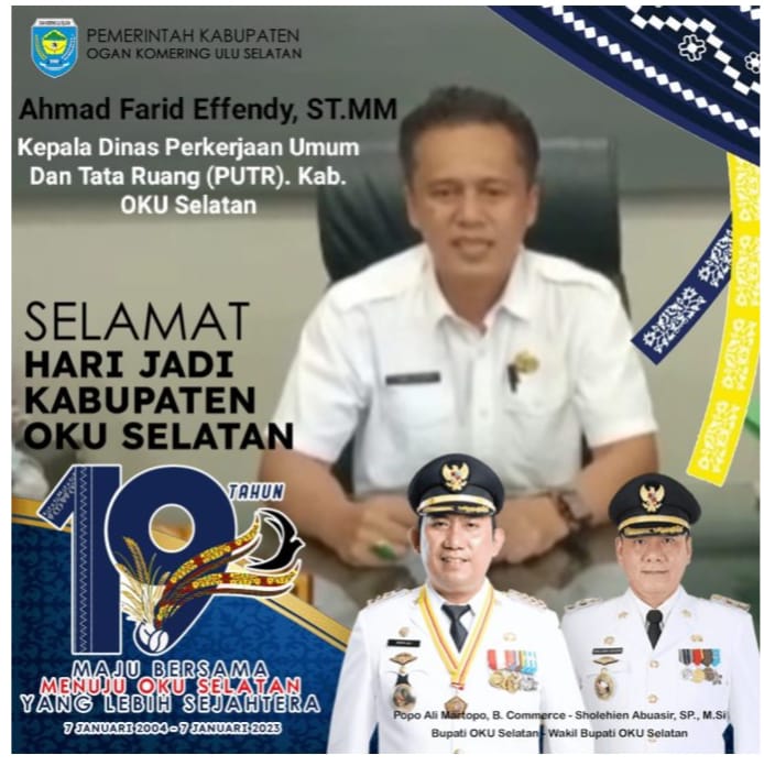 c2-1 Iklan Ucapan HUT ke-19 Kabupaten OKU Selatan