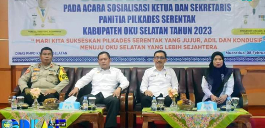 A2 Pilkades Serentak 2023, Dinas PMPD OKU Selatan Gelar Sosialisasi
