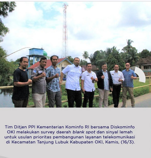 A1-7 Sinergi Kemenkominfo-Pemkab OKI atasi Blank Spot Wujudkan Desa Merdeka Sinyal