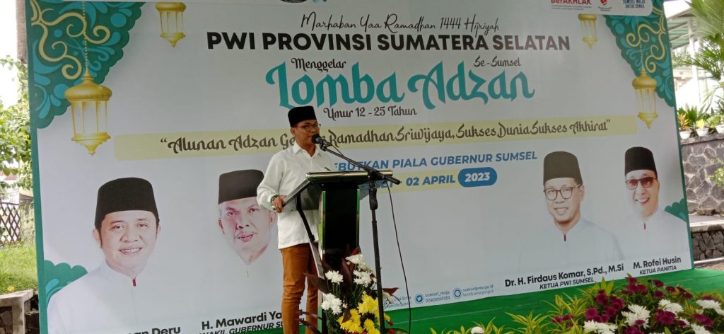 B6-2-1024x472 Lomba Adzan PWI Sumsel Dibuka, DR Firdaus Komar Apresiasi Gubernur Herman Deru