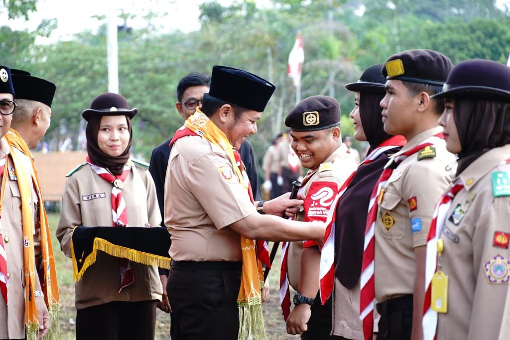 A4-2 Herman Deru Minta Anggota Pramuka Sumsel Jadi Trainner GSMP Bagi Masyarakat