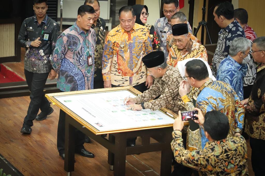A4 Pemkab Muba MCP Peringkat Satu di Sumsel, Dapat Apresiasi KPK RI