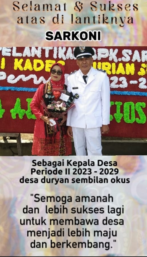 a1-16 Sah Jabat Kades, Sarkoni Siap Lanjutkan Pembangunan Desa Duryan Sembilan