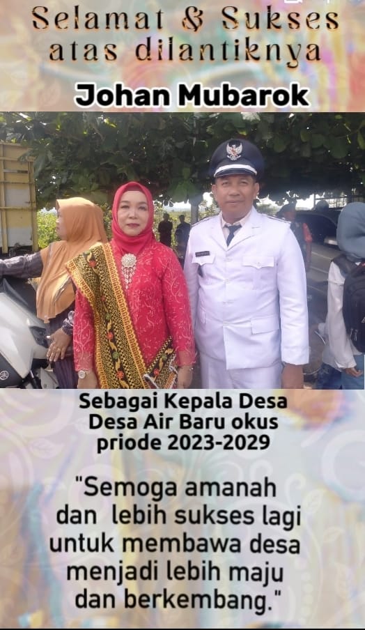 b4-1 Dilantik, Kades Johan Mubarok Utamakan Percepatan Pembangunan