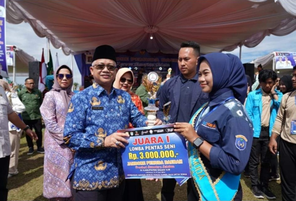 FB_IMG_1687312722075 Sekda Ogan Ilir Menutup Jambore Pemuda Daerah Tahun 2023