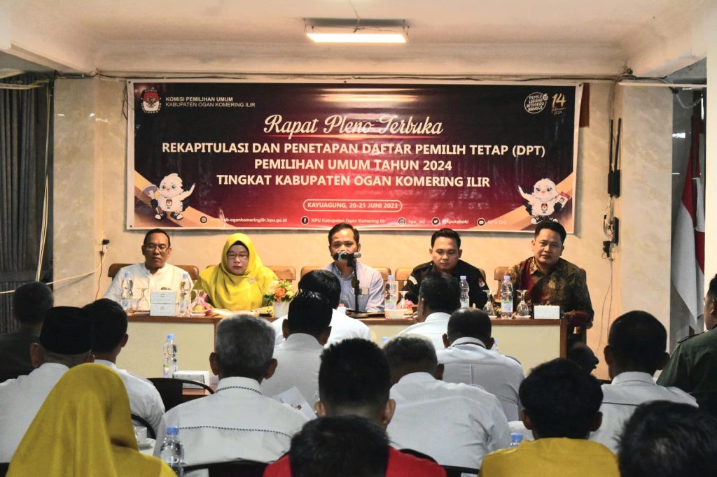 IMG-20230622-WA0059-1024x682 KPU OKI Tetapkan DPT Pemilu 2024, sebanyak 561.357 Jiwa