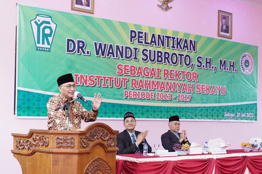 IMG-20230720-WA0034 Pj.Bupati Muba Hadiri Pelantikan Rektor Institut Rahmaniyah Sekayu