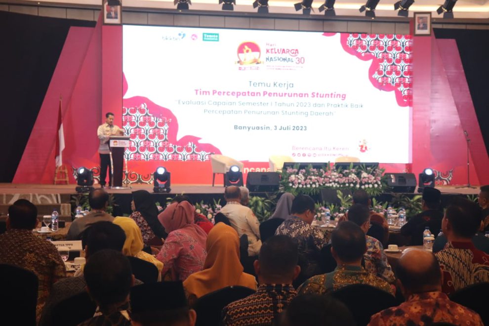 a3 Bupati Banyuasin Gelar Temu Kerja Konsolidasi Tim Percepatan Penurunan Stunting