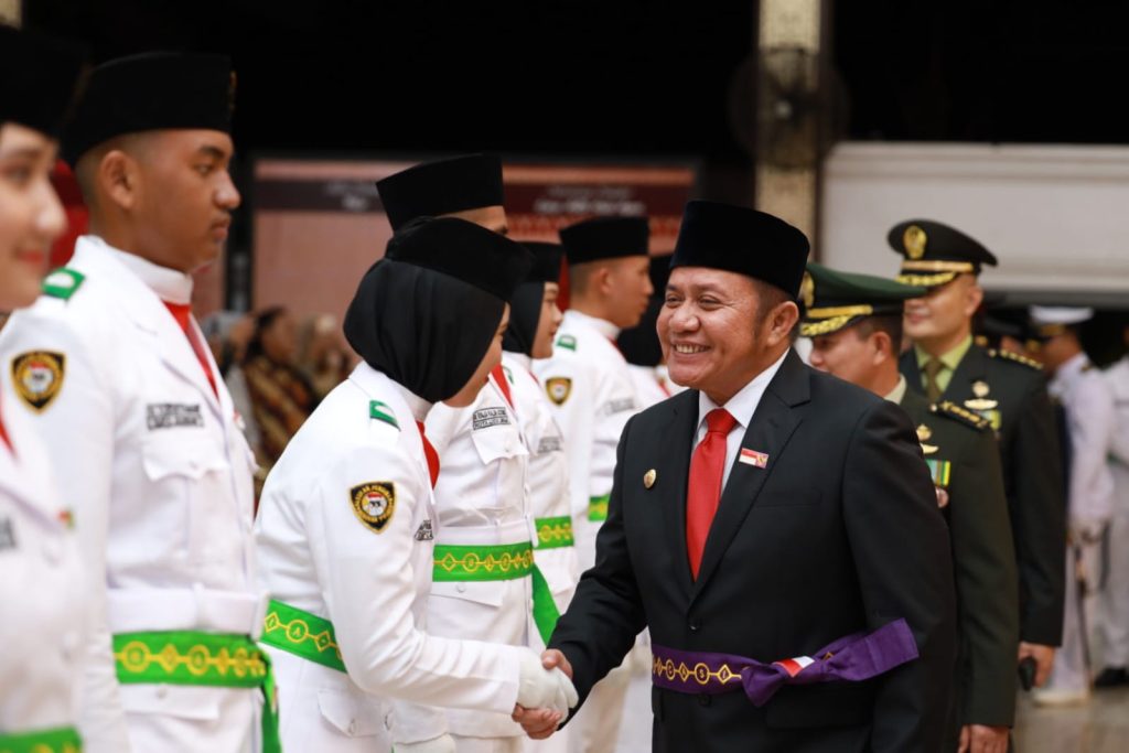 A9-1-1024x683 Gubernur Herman Deru Resmi Kukuhkan 50 Anggota Paskibraka Provinsi Sumsel Tahun 2023 