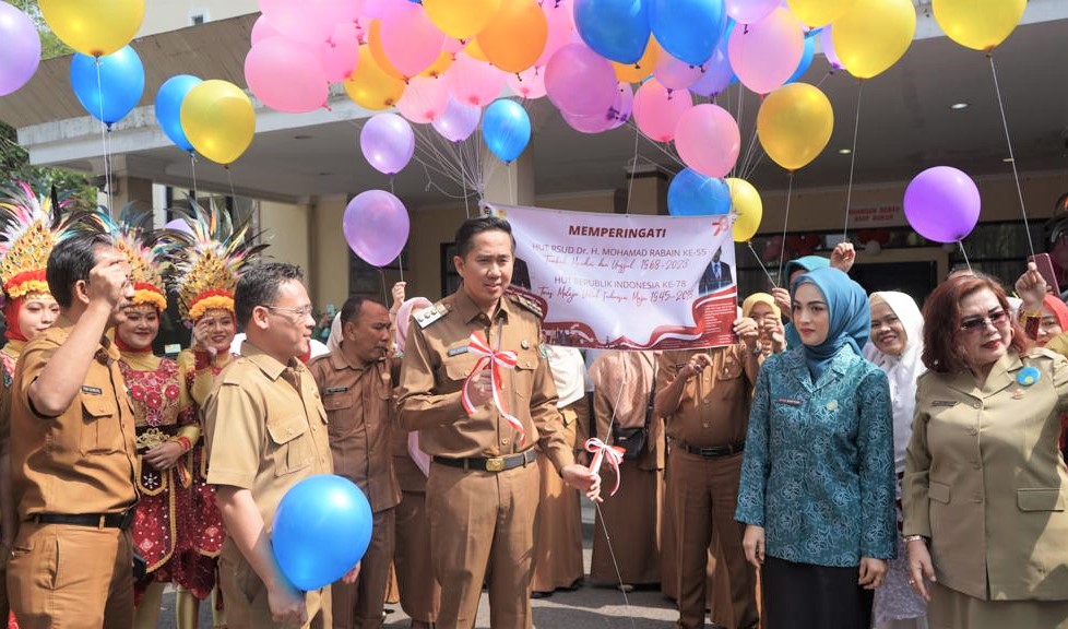 a8 Plt Bupati Kaffah Buka Rangkaian Acara Peringatan Hari Jadi ke-55 RSUD dr H M Rabain Muara Enim