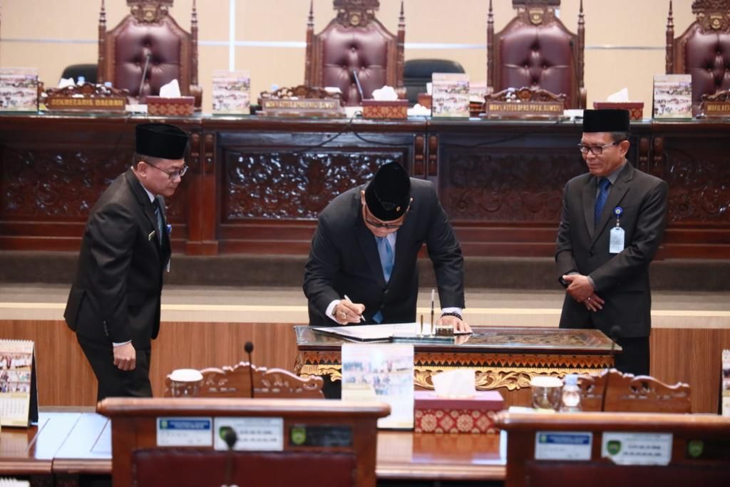IMG_20230914_092522_099 Sekda Supriono  Hadiri Penyampaian Laporan Hasil Reses Tahap II  Pimpinan dan Anggota DPRD Provinsi Sumsel 