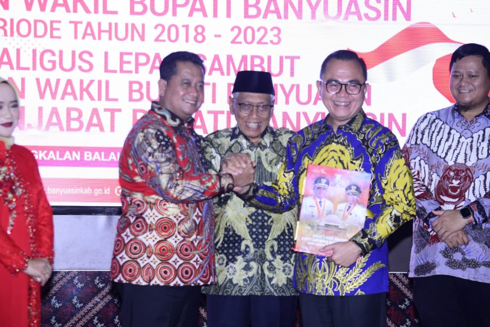a6-1 Sertijab - Pisah Sambut dengan PJ Bupati Banyuasin Berlangsung Penuh Keakraban