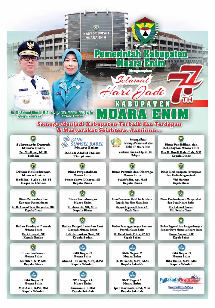 HUT-MUARA-ENIM-2-715x1024 Selamat HUT ke-77 Tahun Kabupaten Muara Enim