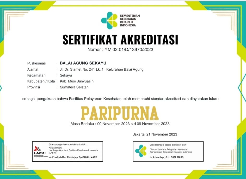 IMG-20231123-WA0034-1024x745 Puskesmas Balai Agung Sekayu Raih Akreditasi Paripurna dari Kemenkes RI