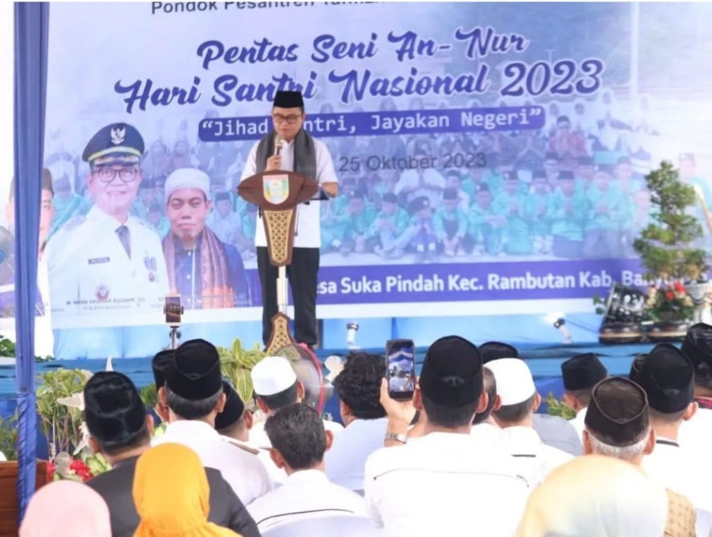IMG-20231125-WA0001-1024x773 Kerja Nyata, PJ Bupati Banyuasin H. Hani Syopiar Rustam Wujudkan Sumur Bor di Pesantren An-Nur