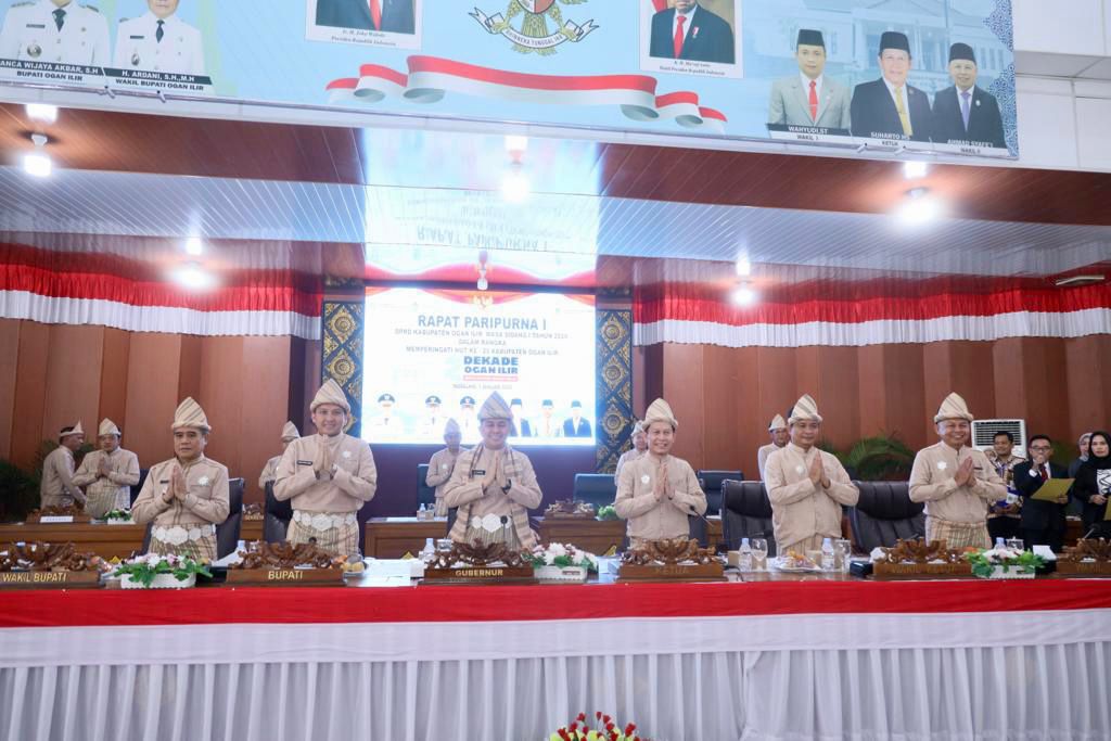 c3 DPRD Kabupaten Ogan Ilir Gelar Rapat Paripurna Istimewa Masa Sidang 1 Tahun 2024
