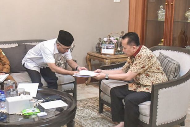 a2-7 Pj Bupati Apriyadi Laporkan Progress Pembangunan Jalan Tol di Muba