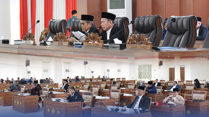 a9 Wakil Bupati H. Ardani Hadiri Rapat Paripurna V DPRD Kab. Ogan Ilir Tahun Sidang 2024