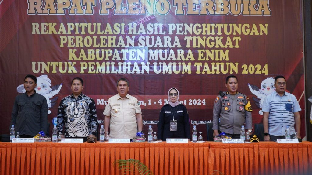 b4-1024x576 Pj Bupati Muara Enim Buka Rapat Pleno Rekapitulasi Hasil Pemilu 2024