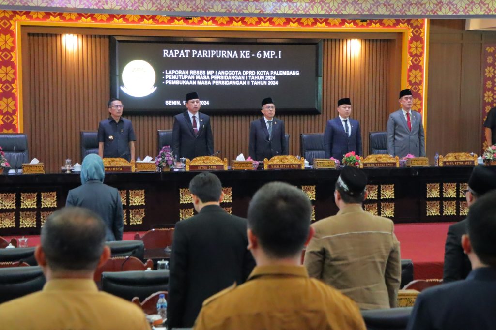 A1-1024x682 DPRD Kota Palembang Menggelar Rapat Paripurna ke-6 Masa Persidangan I