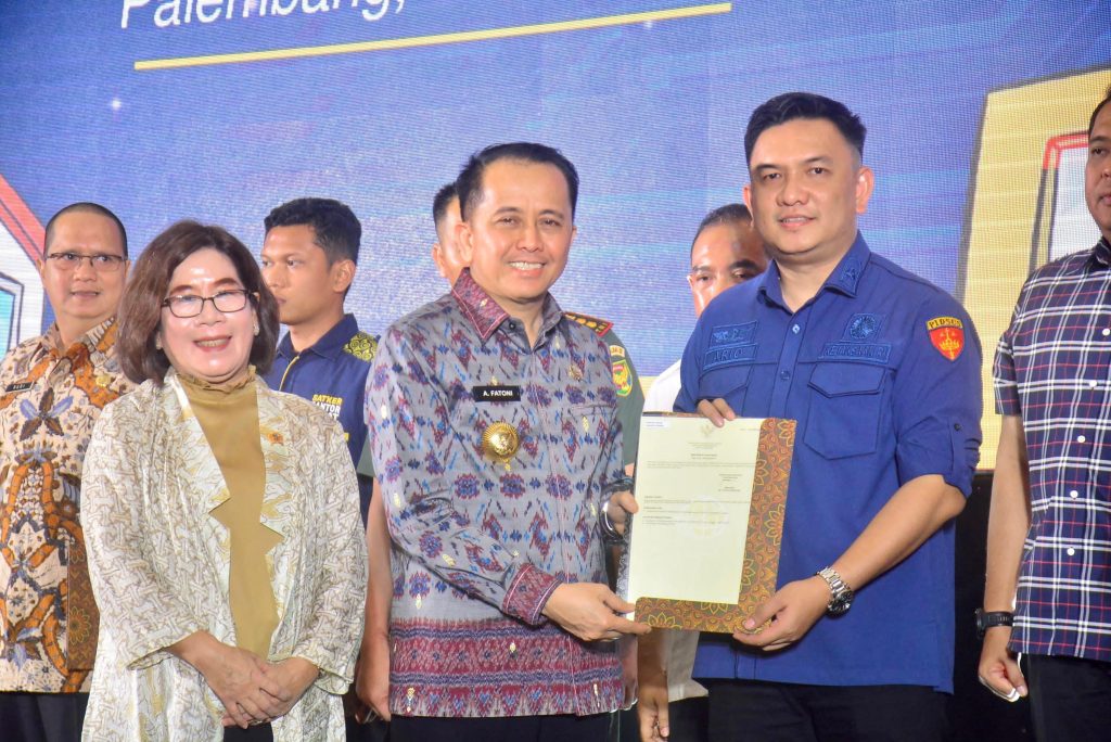 c1-1024x684 Pj Gubernur Sumsel Agus Fatoni Launching Kantor Penerbitan Dokumen Elektronik di Lingkungan Kanwil BPN Sumsel 