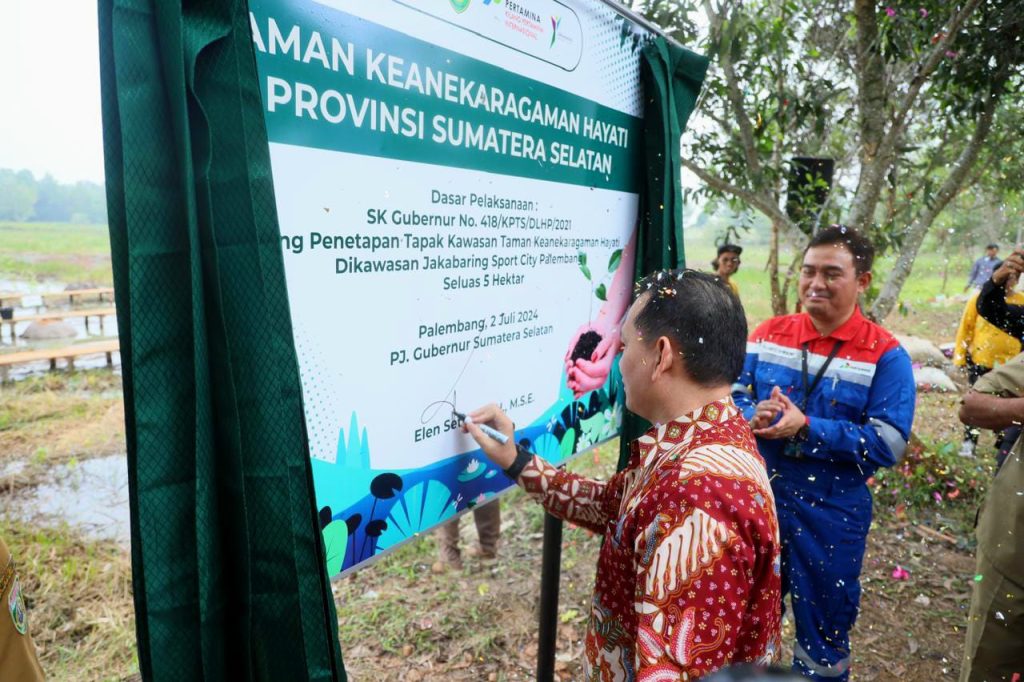 IMG-20240703-WA0001-1024x682 Jaga Lestari Hayati, Pj Gubernur Elen Setiadi Lakukan Groundbreaking  Tanaman Rawa Pertama di Indonesia
