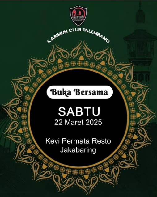 d5-3 Keluarga Karimun Club Palembang Bakal Gelar Bukber di KEVI Resto Jakabaring