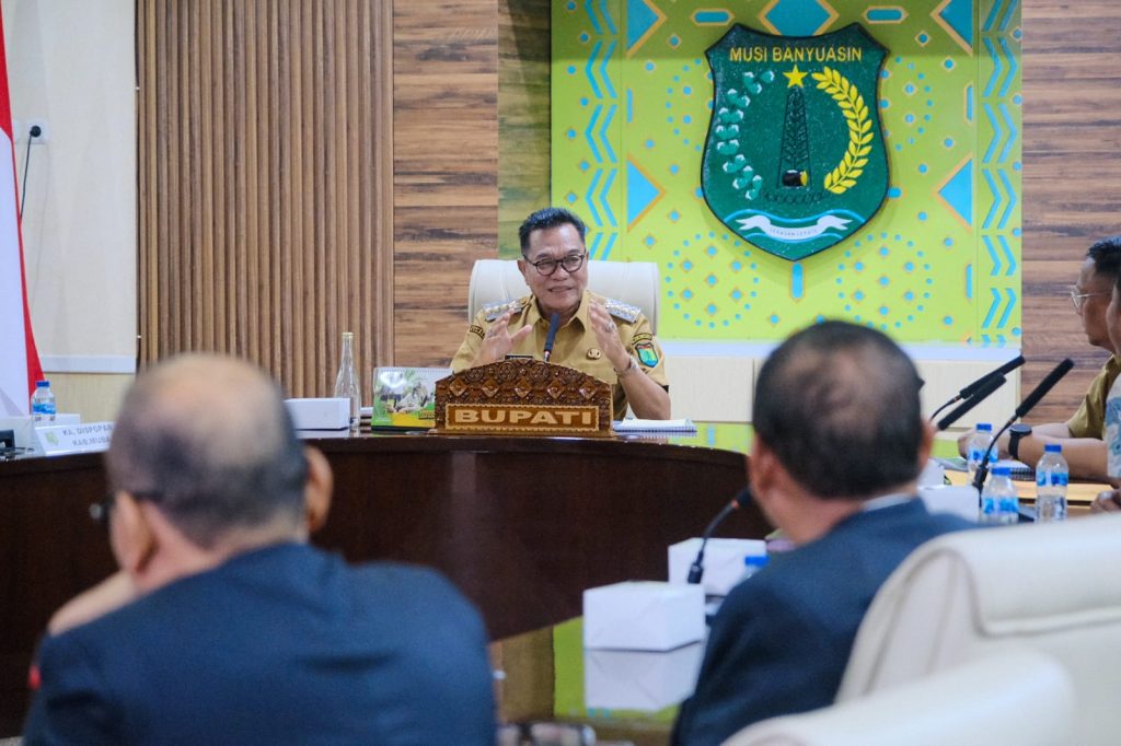 D1-11-1024x682 Sambut KONI Sumsel, Bupati Muba H M Toha Bahas Kesuksesan Ajang Porprov di Muba