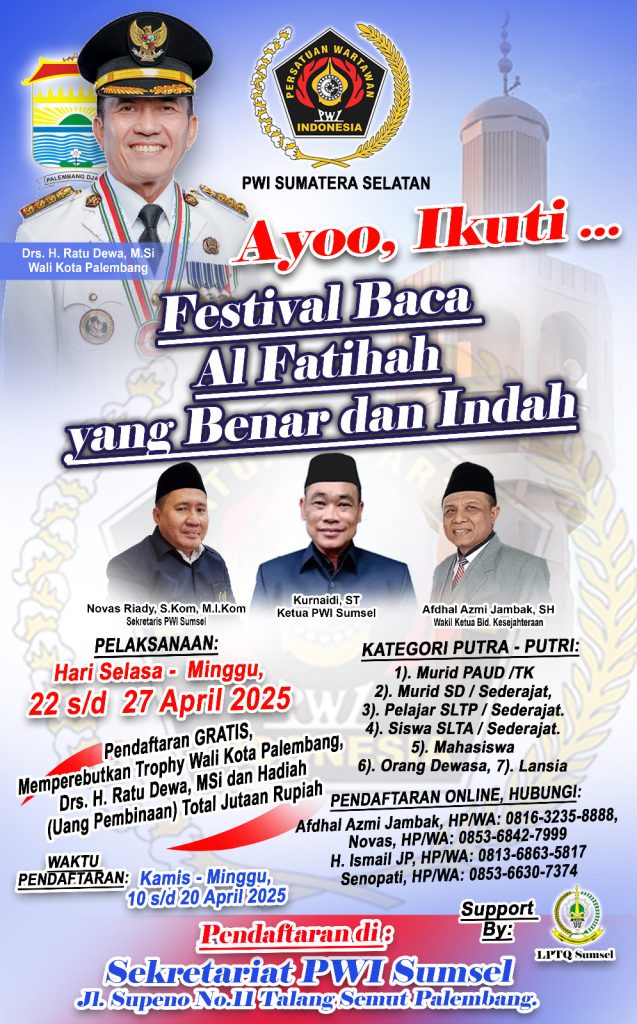 IMG-20250411-WA0002-637x1024 Wali Kota Ratu Dewa Support Penuh Festival Baca Al Fatihah PWI Sumsel