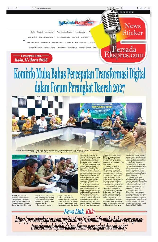 news-sticker333-1-669x1024 Kominfo Muba Bahas Percepatan Transformasi Digital dalam Forum Perangkat Daerah 2027